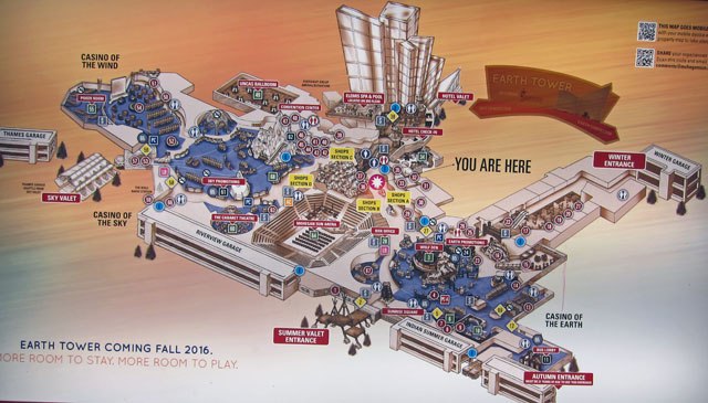 foxwoods casino parking map